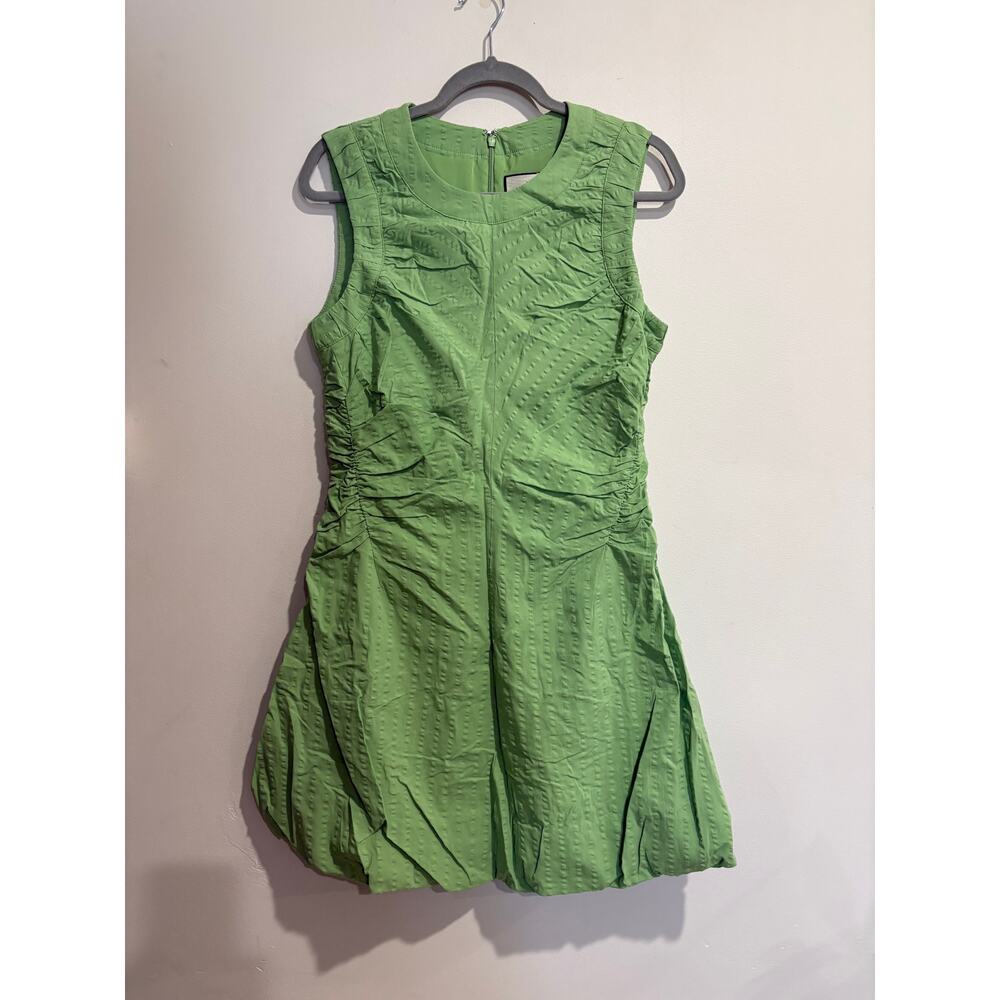 NWT Tuckernuck Alisa Sleeveless Seersucker Mini Dress Pistachio Green Women's 8 - Picture 2 of 6